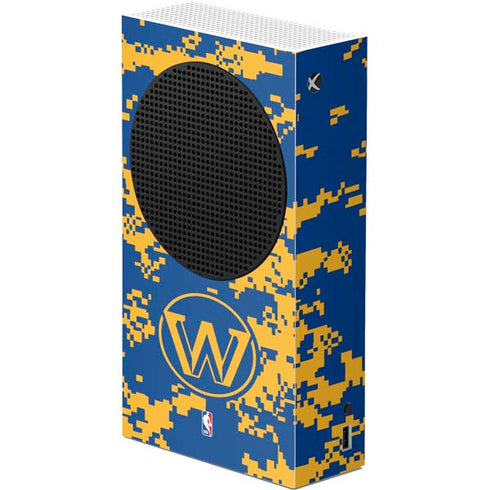 NBA Golden State Warriors Digi Camo Xbox Series S Console Skin